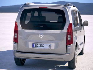 Opel Combo Life 2019 3D Model