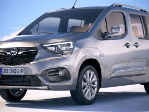 Opel Combo Life 2019 3D Модель