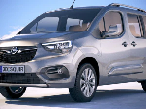 Opel Combo Life 2019 3D Model