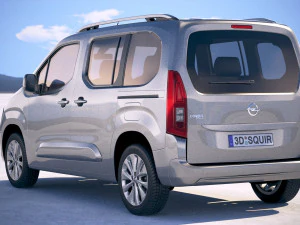 Opel Combo Life 2019 3D Model