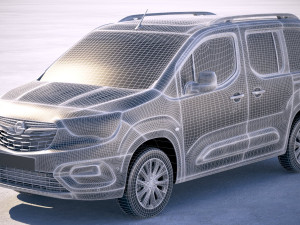 Opel Combo Life 2019 3D Модель