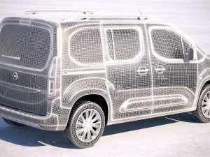 Opel Combo Life 2019 3D Модель