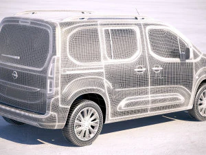Opel Combo Life 2019 3D Model