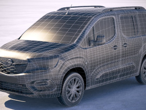 Opel Combo Life 2019 3D Модель