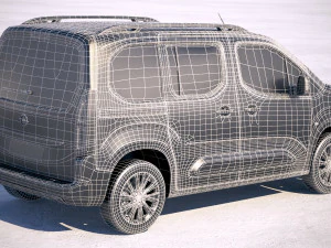 Opel Combo Life 2019 3D Model