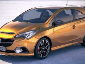 Opel Corsa GSI 2019 3D Модель