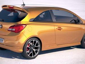 Opel Corsa GSI 2019 3D Модель