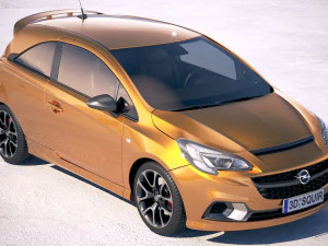 Opel Corsa GSI 2019 3D Model