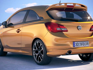 Opel Corsa GSI 2019 3D Model