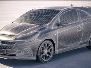 Opel Corsa GSI 2019 3D Model