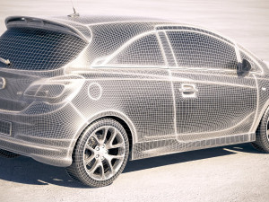 Opel Corsa GSI 2019 3D Модель