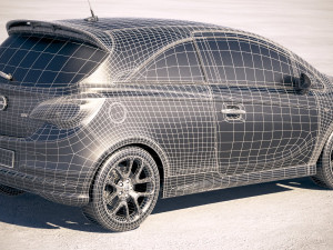 Opel Corsa GSI 2019 3D Модель