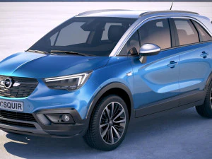 Opel Crossland X 2018 3D Model