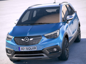 Opel Crossland X 2018 3D Model
