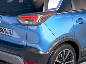 Opel Crossland X 2018 3D Model