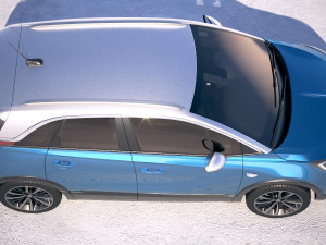 Opel Crossland X 2018 3D Model