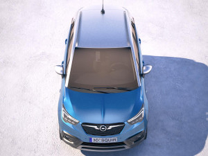 Opel Crossland X 2018 3D Model