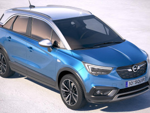 Opel Crossland X 2018 3D Model