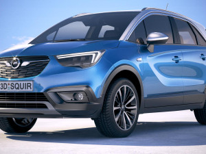 Opel Crossland X 2018 3D Model