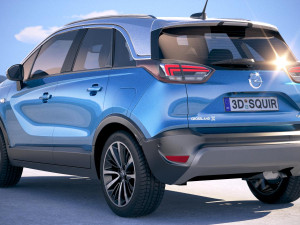 Opel Crossland X 2018 3D Model