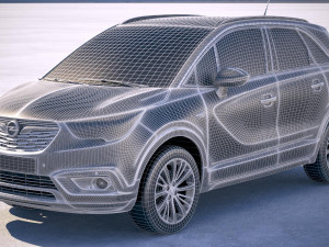 Opel Crossland X 2018 3D Model