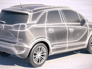 Opel Crossland X 2018 3D Model