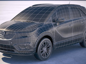 Opel Crossland X 2018 3D Model