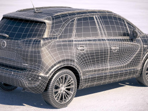 Opel Crossland X 2018 3D Model