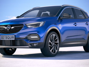 Opel Grandland X 2019 3D Model