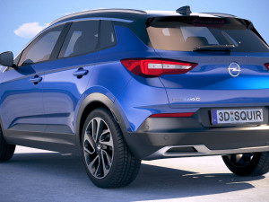 Opel Grandland X 2019 3D Model