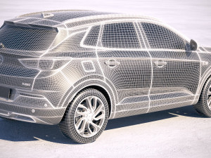 Opel Grandland X 2019 3D Model