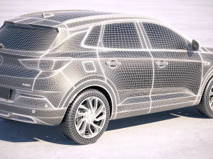 Opel Grandland X 2019 3D Model