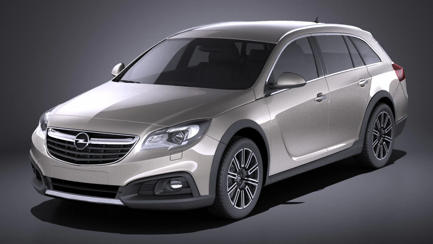Opel Insignia Country Tourer 2015 vray 3D Model .c4d .max .obj .3ds .fbx .stl .blend