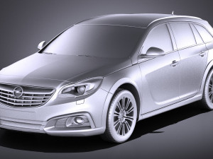 Opel Insignia Country Tourer 2015 vray 3D Model