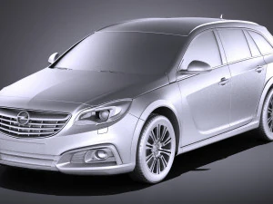 Opel Insignia Country Tourer 2015 vray 3D Model