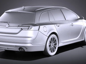 Opel Insignia Country Tourer 2015 vray 3D Model