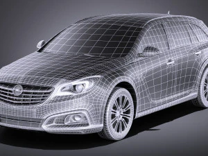 Opel Insignia Country Tourer 2015 vray 3D Model