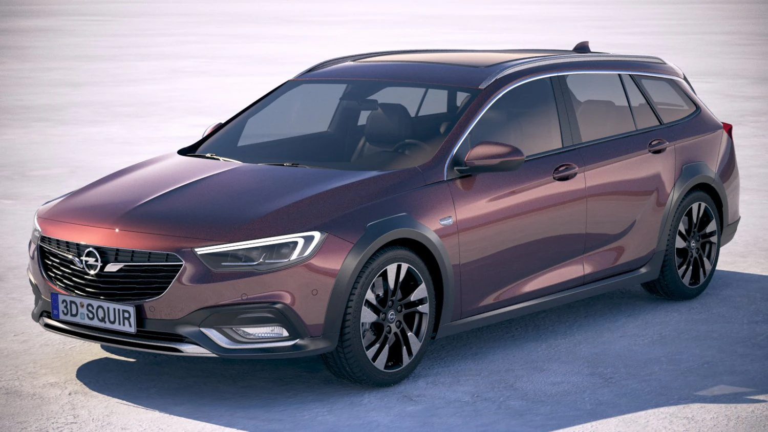 Opel Insignia Country Tourer 2018 3D Model .c4d .max .obj .3ds .fbx .stl .blend 