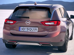 Opel Insignia Country Tourer 2018 3D Model