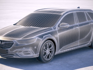 Opel Insignia Country Tourer 2018 3D Модель