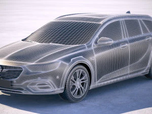 Opel Insignia Country Tourer 2018 3D Model