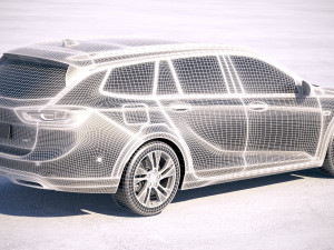 Opel Insignia Country Tourer 2018 3D Модель
