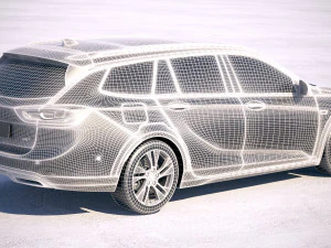 Opel Insignia Country Tourer 2018 3D Model