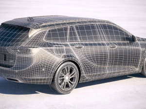 Opel Insignia Country Tourer 2018 3D Модель