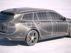 Opel Insignia Country Tourer 2018 3D Model