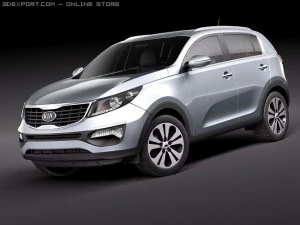 Kia Sportage 2011 3D Modell