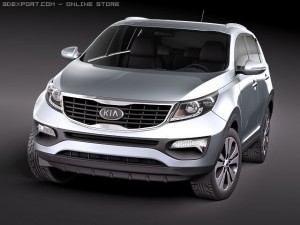 Kia Sportage 2011 Model 3D