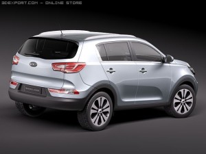 Kia Sportage 2011 Model 3D