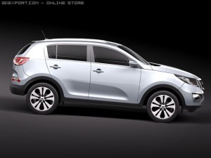 Kia Sportage 2011 Model 3D