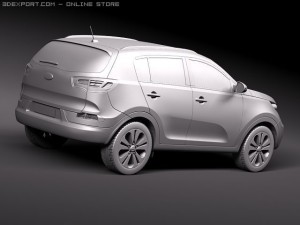 Kia Sportage 2011 Model 3D